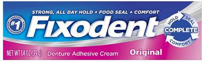 Fixodent Denture Adhesive Cream Toothpaste