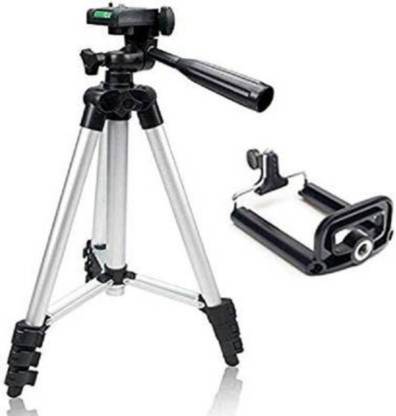 utkrist TRIPOD Tripod 3110 Foldable Camera Tripod With Mobile Clip Holder Bracket, Fully Tripod