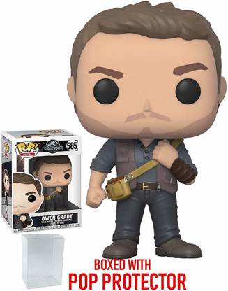 Funko Pop Movies: Jurassic World Fallen Kingdom Owen Grady (Bundled With Pop Box Protector Case) [Cat_5092]