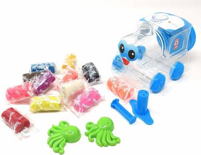 Anayatech Train Engine Play Dough Box -2 Art Clay
