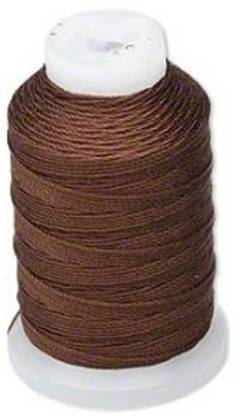 Purely Silk Simply Silk Beading Thread Cord Size Ff Chestnut 0.015 Inch 0.38Mm Spool 115 Yards For Stringing Weaving Knotting [Cat_83921]