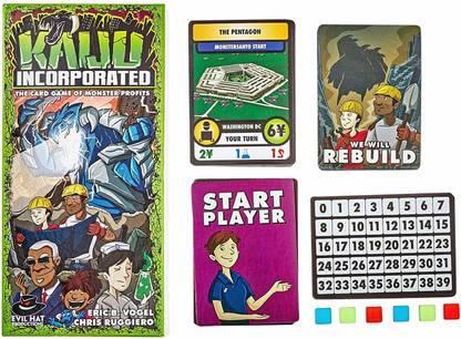 Kaiju Incorporated Monster Profits Card Game