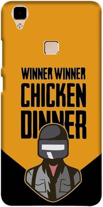 Crafto Rama Back Cover for Vivo V3 Max, Pubg, Pubg Hero, Pubg Game, WINNER WINNER CHICKEN DINNER, PRINTED