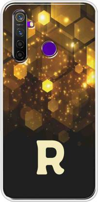 XPRINT Back Cover for Realme 5s - Alphabet R
