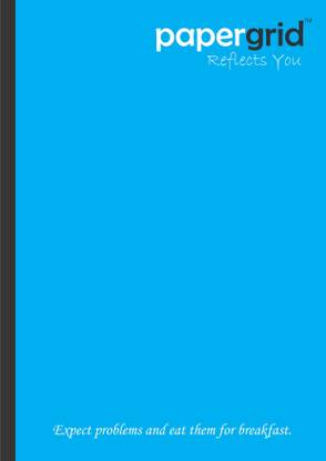 papergrid A4 - 29.7 cm x 21 cm, Single Line A4 Notebook Single Line 356 Pages