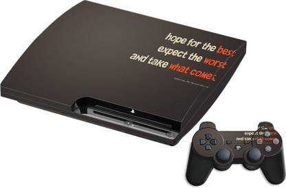 GADGETSWRAP GMCCG18935 - Printed hope for it Skin For Sony PS3 Console & Controller  Gaming Accessory Kit