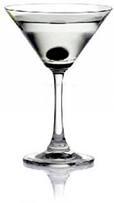 cello Multipurpose Duchess Martini 210ml Glass Cocktail Glass