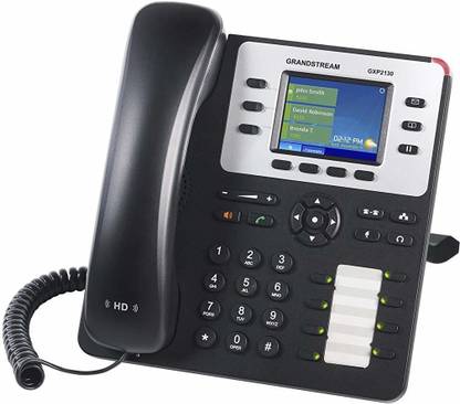 Grandstream GXP2130 V2 Corded Landline Phone with Answering Machine