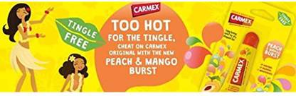 Carmex Lip Balm Peach & Mango Burst 