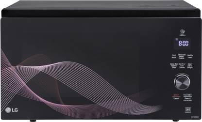 LG 32 L Diet Fry and 360 Motorised Rotisserie for crispy and tasty bar-be-que recipes, Charcoal Convection Microwave Oven