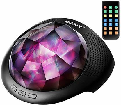 SOAIY  Aurora Night Light Projector and Sleeping Soothing White Noise Sound Machine 