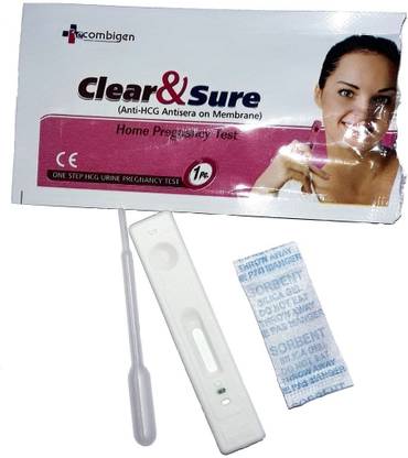 Recombigen Clear & Sure Pregnency test kit (1 Test) Pregnancy Test Kit