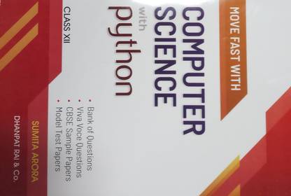 Move Fast With Computer Science With Python Class-Xii