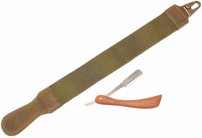 Hide & Drink Leather Razor Strop/Shaving Sharpener/Barber Straight Razor Strap Belt Handmade Includes 101 Year Warranty :: Dark Jade, Men