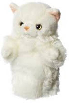 Hamleys Arthur The White Cat Puppet  - 17 cm
