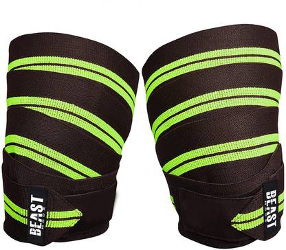 GymWar KNEE SUPPORT| KNEE WRAP | KNEE STRAP | KNEE CAP - PAIR Knee Support