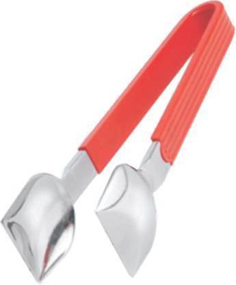 THEODORE Stainless Steel Oval Tongs Oval Shape Salad Tong, Stainless Steel, Silver, Kitchen and Bar Serving Accessories Stainless Steel Oval Tongs 18 cm Cake, Pastry, Sandwich Tongs