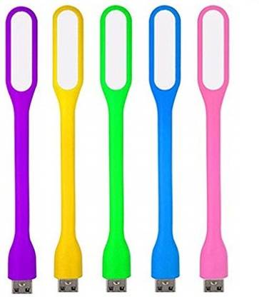 Fedus Portable and Flexible for Notebook, Laptop, Power Bank (Multi Color- Pack of 5) Portable and Flexible for Notebook, Laptop, Power Bank (Multi Color- Pack of 5) Led Light