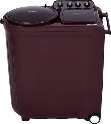 Whirlpool 8 kg 5 Star, Power Dry Technology Semi Automatic Top Load Washing Machine Maroon
