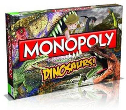 Winning Moves Monopoly Dinosaurs! Party & Fun Board Game
