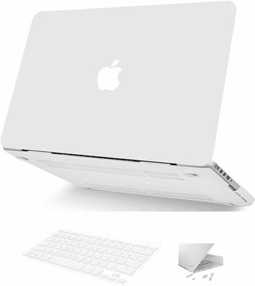 Midkart Front & Back Case for Macbook Pro 13" Model A1502/ A1425 Retina Display with Logo Cut, Keyguard & Dust Plugs