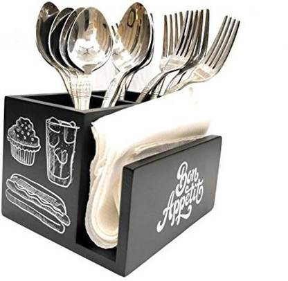 EK DO DHAI bon appetit cutlery & tissue holdet Wooden Cutlery Set