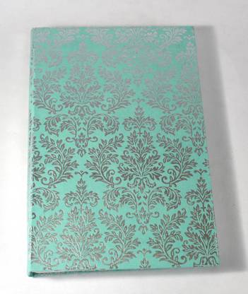 Camlon Exports Handmade flock print A4 Diary Unrulled 96 Pages