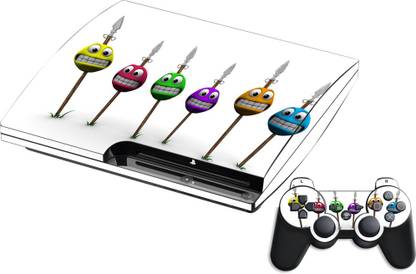 GADGETSWRAP GMCCG19401 - Printed Meme Colors Skin For PS3 Console & Controller  Gaming Accessory Kit