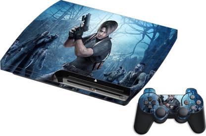 GADGETSWRAP GMCCG19912 - Printed Resident Evil 4 Skin For PS3 Console & Controller  Gaming Accessory Kit