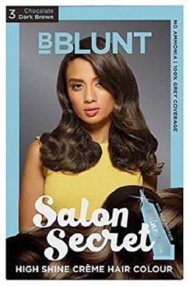 BBlunt hair color high shine creme 01 , chocolate dark brown