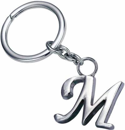 gtrp Alphabet Letter M Metal Keychain Key Chain