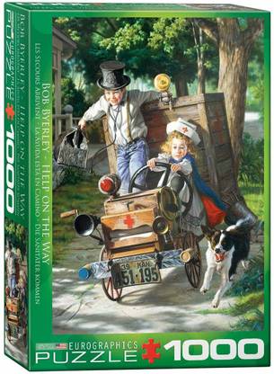Eurographics - Toys Help On The Way By Bob Byerley Jigsaw Puzzle (1000-Piece)