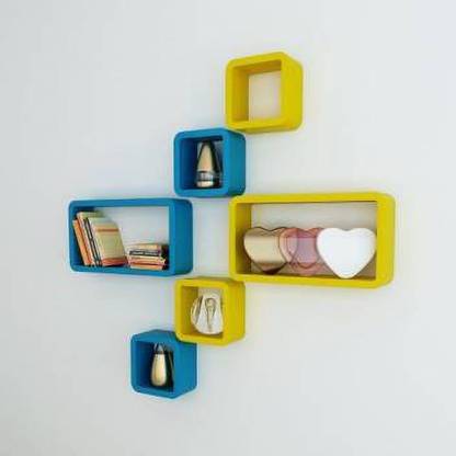 unity decor Unity decor Our Ultra Modern Wall Cubes & Rectangle shelves set offer a really attractive and contemporary way to display your ornaments or store your books or DVDs. Easy to position on the wall, you can mount them separately or grouped together. They will turn a dull wall into a feature and are suitable for any room in the home. With one of the most simple and effective way to decorate your room!Ideas for you to create another life! You can also make a simple moment of vitality double room or office. MDF (Medium Density Fiber) Wall Shelf