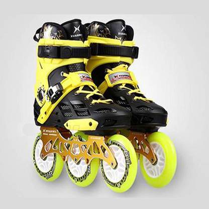 IRIS Adjustable Inline Speed Skates for Kids 3 Wheel, 110 mm (Size: 5 US) In-line Skates - Size 5 US