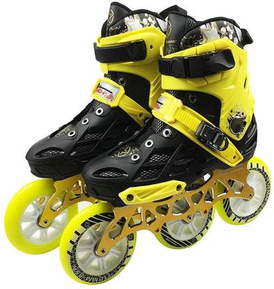 IRIS Adjustable Inline Speed Skates for Kids 3 Wheel, 110 mm (Size: 10 US) In-line Skates - Size 10 US