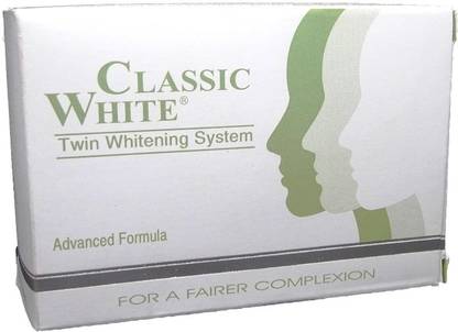 Classic White Twin Whitening Soap(Pack Of 6)