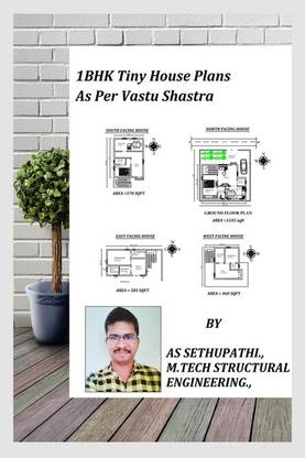 1BHK Tiny House Plans As Per Vastu Shastra