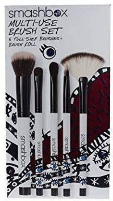 Smashbox Multi-Use Brush Set (5 Full-Size Brushes + Brush Roll