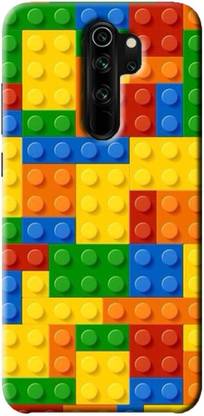 NDCOM Back Cover for Xiaomi Redmi Note 8 Pro Lego Bricks Printed