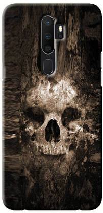 NDCOM Back Cover for OPPO A5 2020 Horror Scary Skull Printed