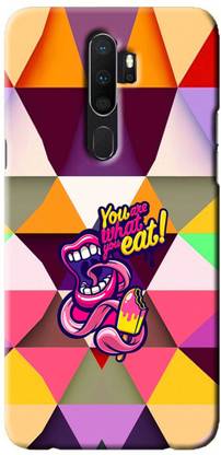 NDCOM Back Cover for OPPO A9 2020 Giometric Printed