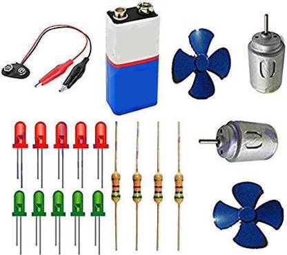 dret Small Motor kit for Science Project Electronic Components Electronic Hobby Kit