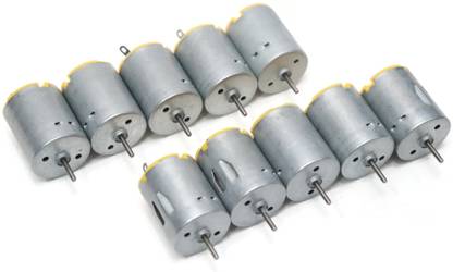 इलेक्ट्रॉनिकस्पिस High Speed Motor DC 3V Mini Electric Motor for DIY Toy Model Remote Control (4000RPM, 10Psc.) मोटर नियंत्रण इलेक्ट्रॉनिक हॉबी किट