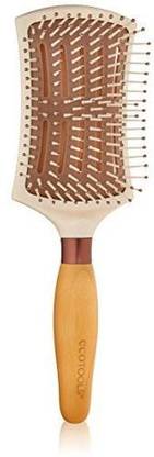 EcoTools Cruelty Free and Eco Friendly Smooth Detangler Paddle Brush, Made with Recycled and Sustainable Materials