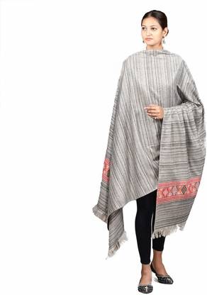 ARUNA KULLU HANDLOOM Pashmina Woven Women Shawl
