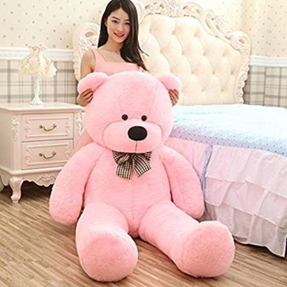 Sprinkles Soft 90 centimeter Long Huge Pink Teddy Bear Best With stuffing  - 90 cm