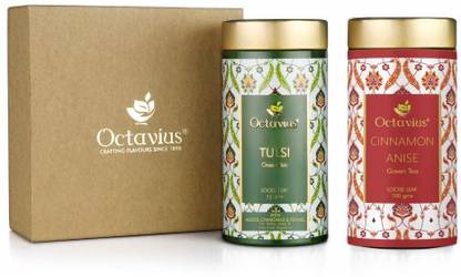 Octavius Gourmet Tea Collection | Calming Concoctions Herbs Green Tea Box