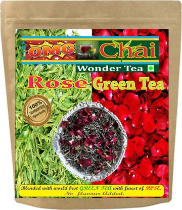 omg chai Rose Green Tea Rose Green Tea Pouch