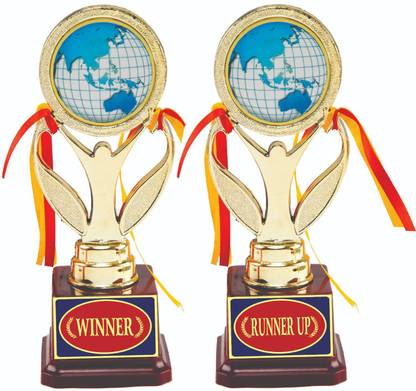 AARK INDIA Winner Runner Up Match/Competition/Tournament/
Function Gift: 1St 2Nd Place (Combo Set) Trophy:Award (PC001159) Trophy