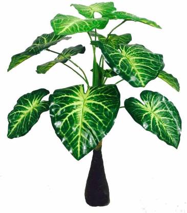 KAYKON Artificial Plant Green Money Plant For Home Decor - 100 cm Artificial Plant